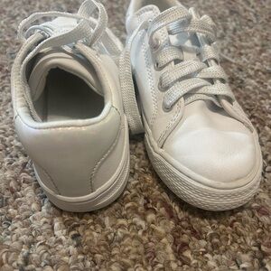 The Children's Place White Kids Sneakers with Iridescent Heel